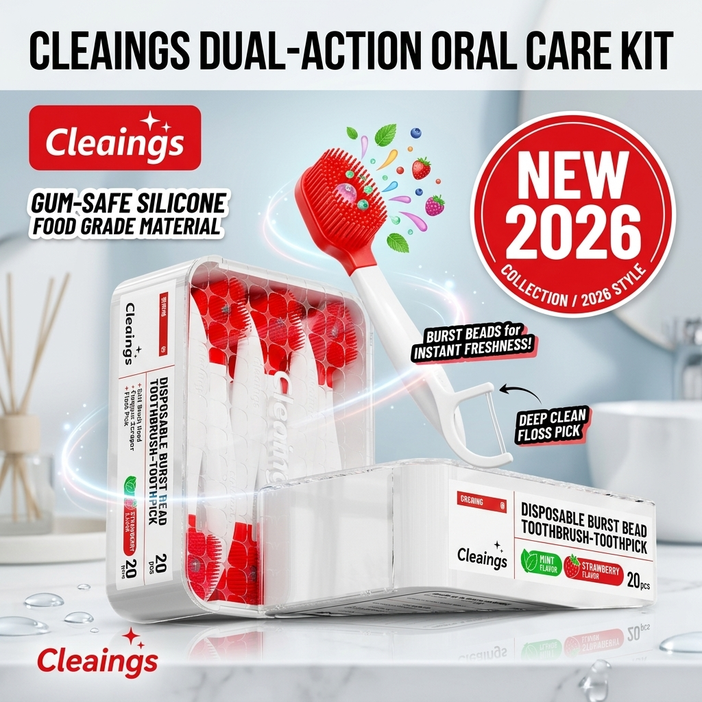 Cleaings Portable Burst Bead Toothbrush - 20 Pack（副本）（副本）（副本）