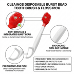 Cleaings Portable Burst Bead Toothbrush - 20 Pack（副本）