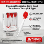 Cleaings Portable Burst Bead Toothbrush - 20 Pack（副本）